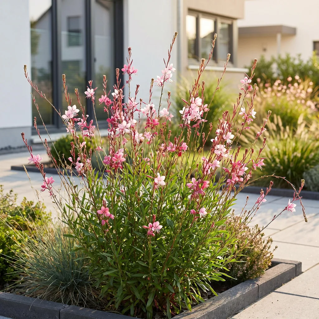 Prachtkerze 'Florgauros' 6er-Set (Gaura lindheimeri) – winterharte Staude, Topf-Ø 11 cm, Höhe ca. 15–25 cm