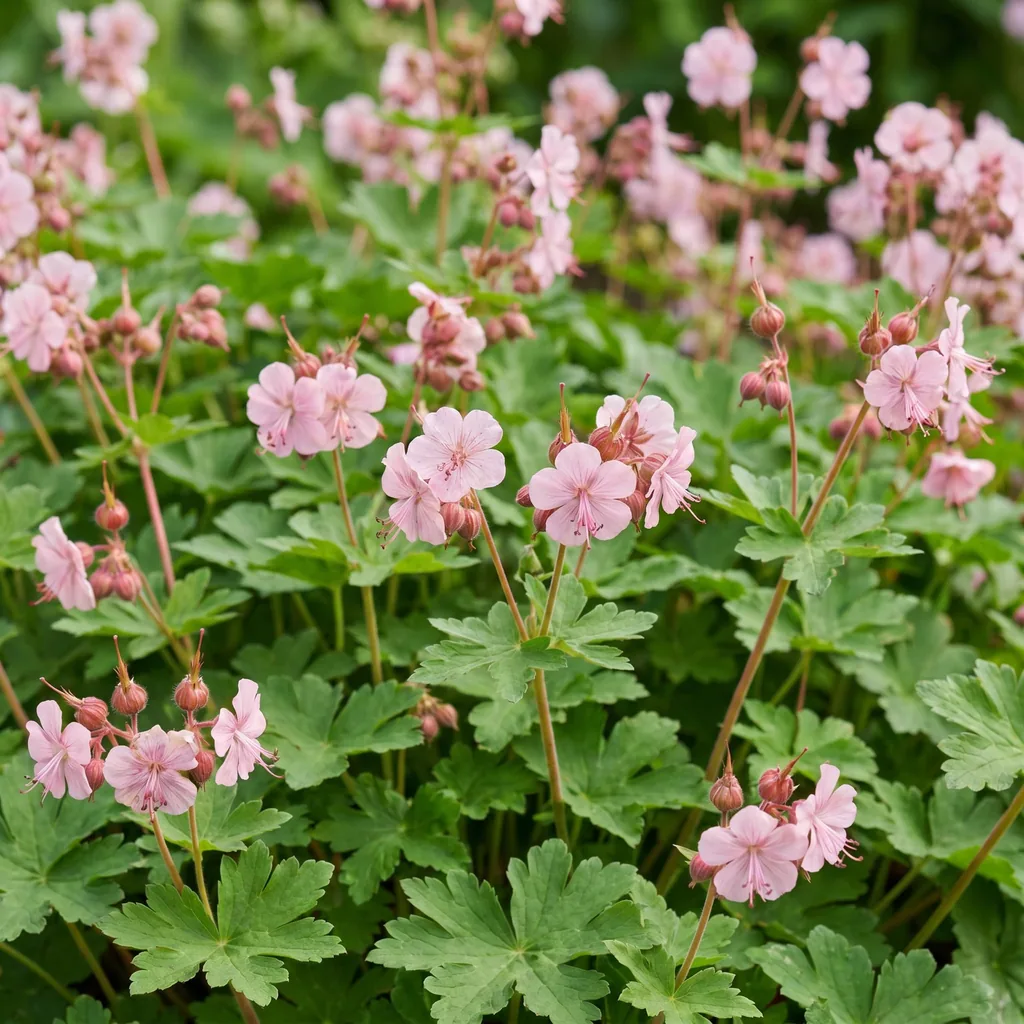Balkan-Storchschnabel 'Ingwersen's Variety' 6er-Set (Geranium macrorrhizum) – winterharte Staude, Topf-Ø 11 cm, Höhe ca. 15–25 cm
