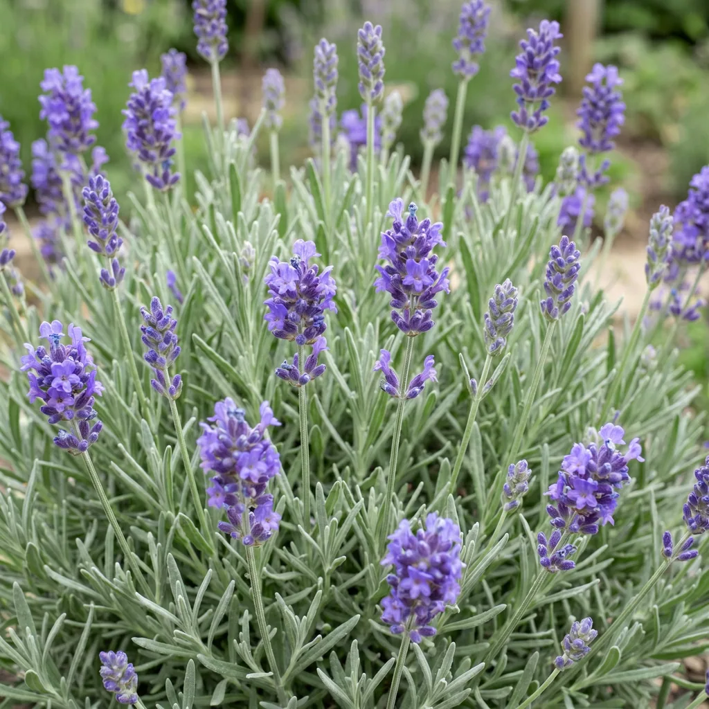 Echter Lavendel 'Dwarf Blue' 6er-Set (Lavandula angustifolia) – winterharte Duftpflanze, Topf-Ø 11 cm, Höhe ca. 15–25 cm