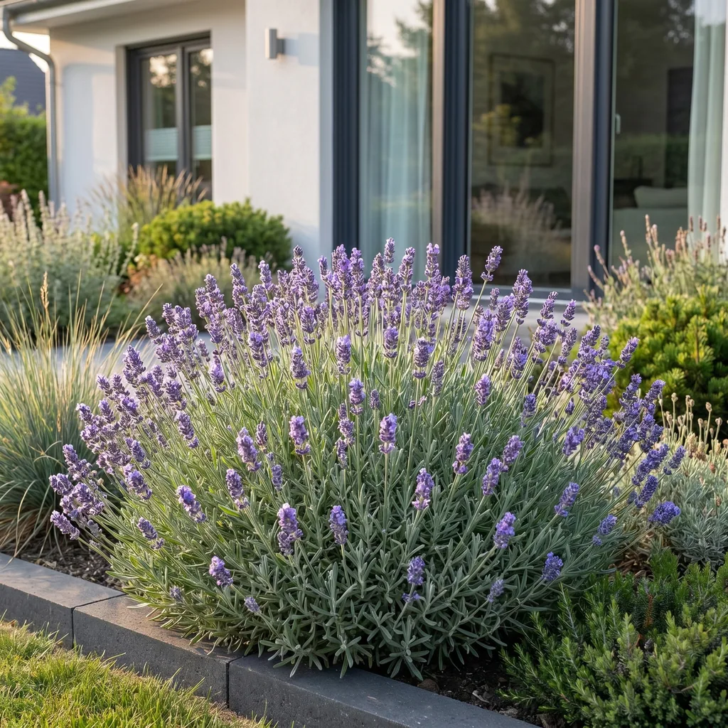 Echter Lavendel 'Dwarf Blue' 6er-Set (Lavandula angustifolia) – winterharte Duftpflanze, Topf-Ø 11 cm, Höhe ca. 15–25 cm