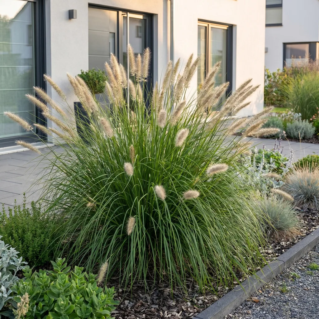 Lampenputzergras 'Hameln' 6er-Set (Pennisetum alopecuroides) – winterhartes Ziergras, Topf-Ø 11 cm, Höhe ca. 15–25 cm