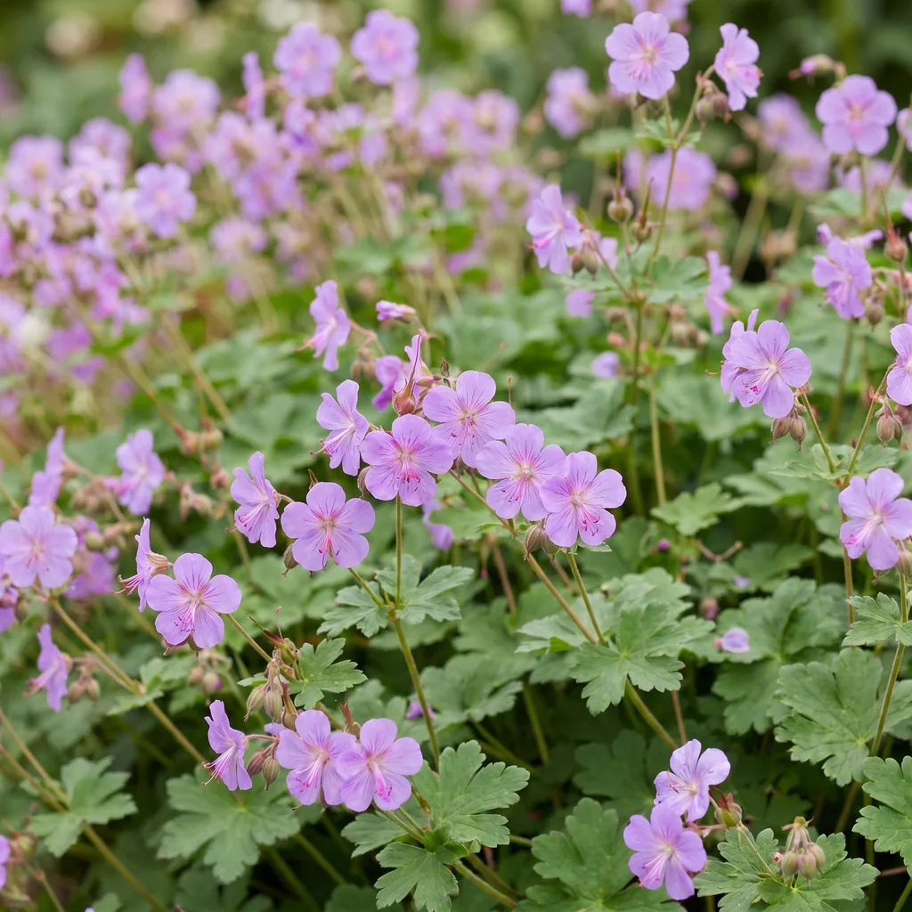 Storchschnabel 'Cambridge' 12er-Set (Geranium) – Staude, Topf-Ø 11 cm, Höhe ca. 15–25 cm
