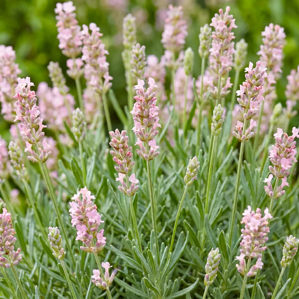 Echter Lavendel 'Rosea' 24er-Set (Lavandula angustifolia) – winterharte Staude, Topf-Ø 11 cm, Höhe ca. 15–25 cm
