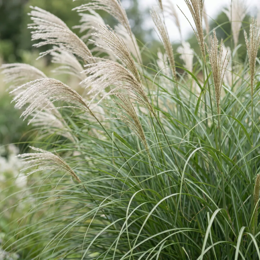 Chinaschilf 'Gracillimus' 24er-Set (Miscanthus sinensis) – winterhartes Ziergras, Topf-Ø 11 cm, Höhe ca. 15–25 cm
