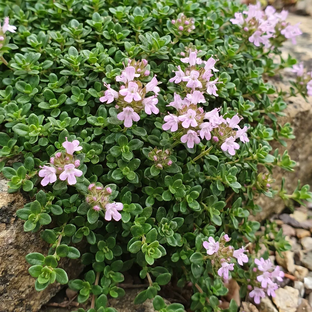 Polster-Thymian 'Minor' 24er-Set (Thymus praecox) – winterharte Staude, Topf-Ø 11 cm, Höhe ca. 15–25 cm