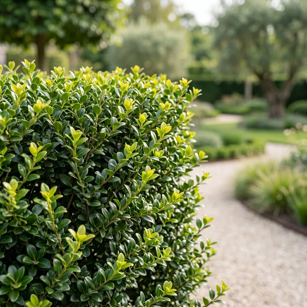 Japanische Stechpalme 'Covenxa' 40er-Set (Ilex crenata) – winterharter Zierstrauch, Topf-Ø 9 cm, Höhe ca. 20–30 cm