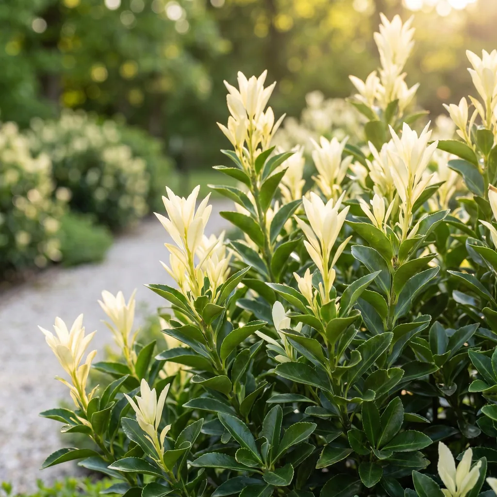 Kriechspindel 'Paloma Blanca' 40er-Set (Euonymus) – winterharter Bodendecker, Topf-Ø 9 cm, Höhe ca. 20–30 cm