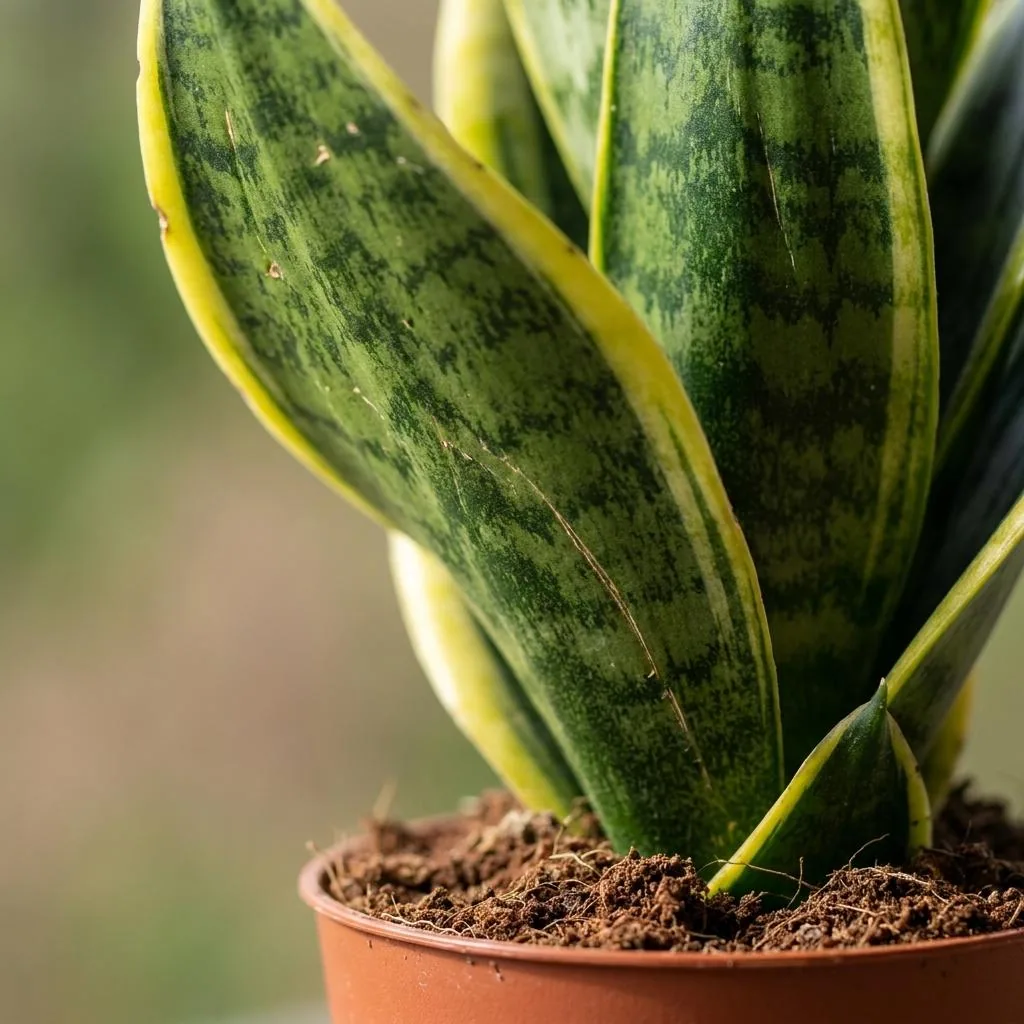 Bogenhanf 'Future Superb' 4er-Set (Sansevieria) – pflegeleichte Zimmerpflanze, im weißen Übertopf, Topf-Ø 12 cm, Höhe ca. 35 cm