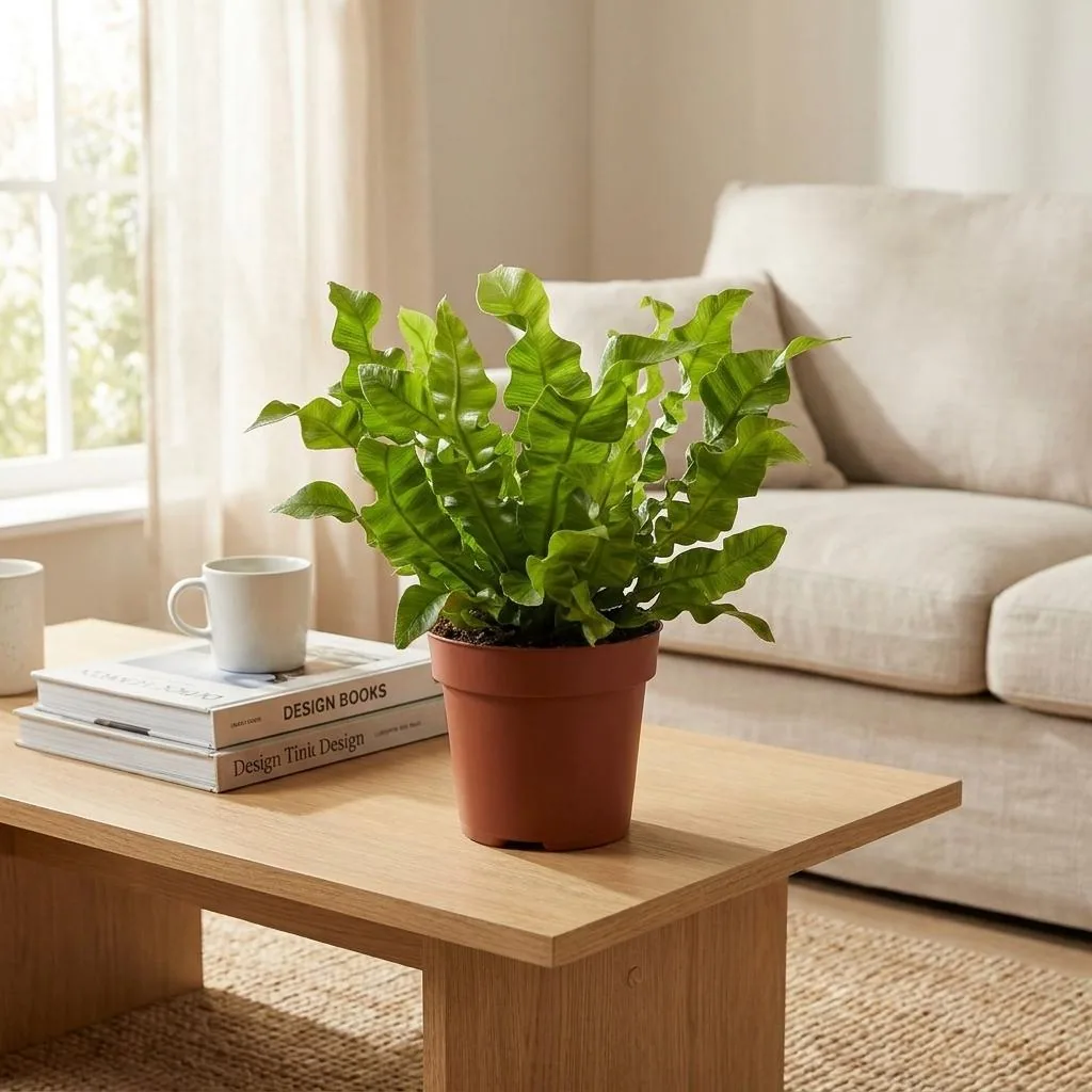 Streifenfarn 'Crispy Wave' 2er-Set (Asplenium) – pflegeleichte Zimmerpflanze, Topf-Ø 12 cm, Höhe ca. 30 cm