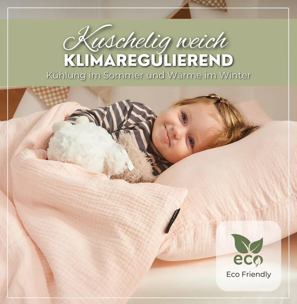Alavya Home Kinderbettwäsche 135x200 cm Baumwolle - 2er-Set, Pink
