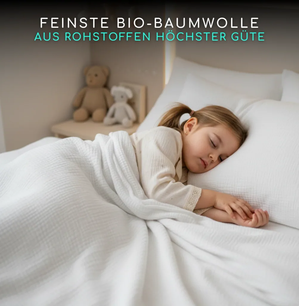 Alavya Home Kinderbettwäsche 135x100 cm Baumwolle - 2er-Set, Weiß