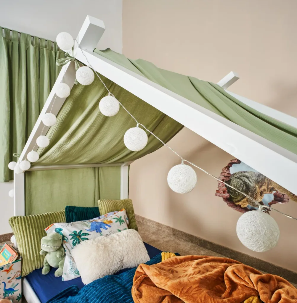 Alavya Home Lichterkette Cotton Ball 10er