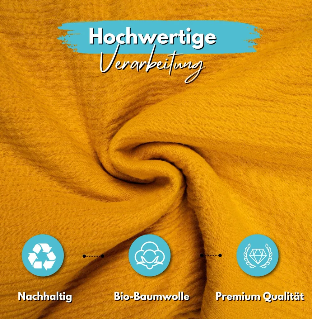 Alavya Home Vorhänge Schlaufen 100x150 cm Baumwolle - 2er-Set, Senfgelb