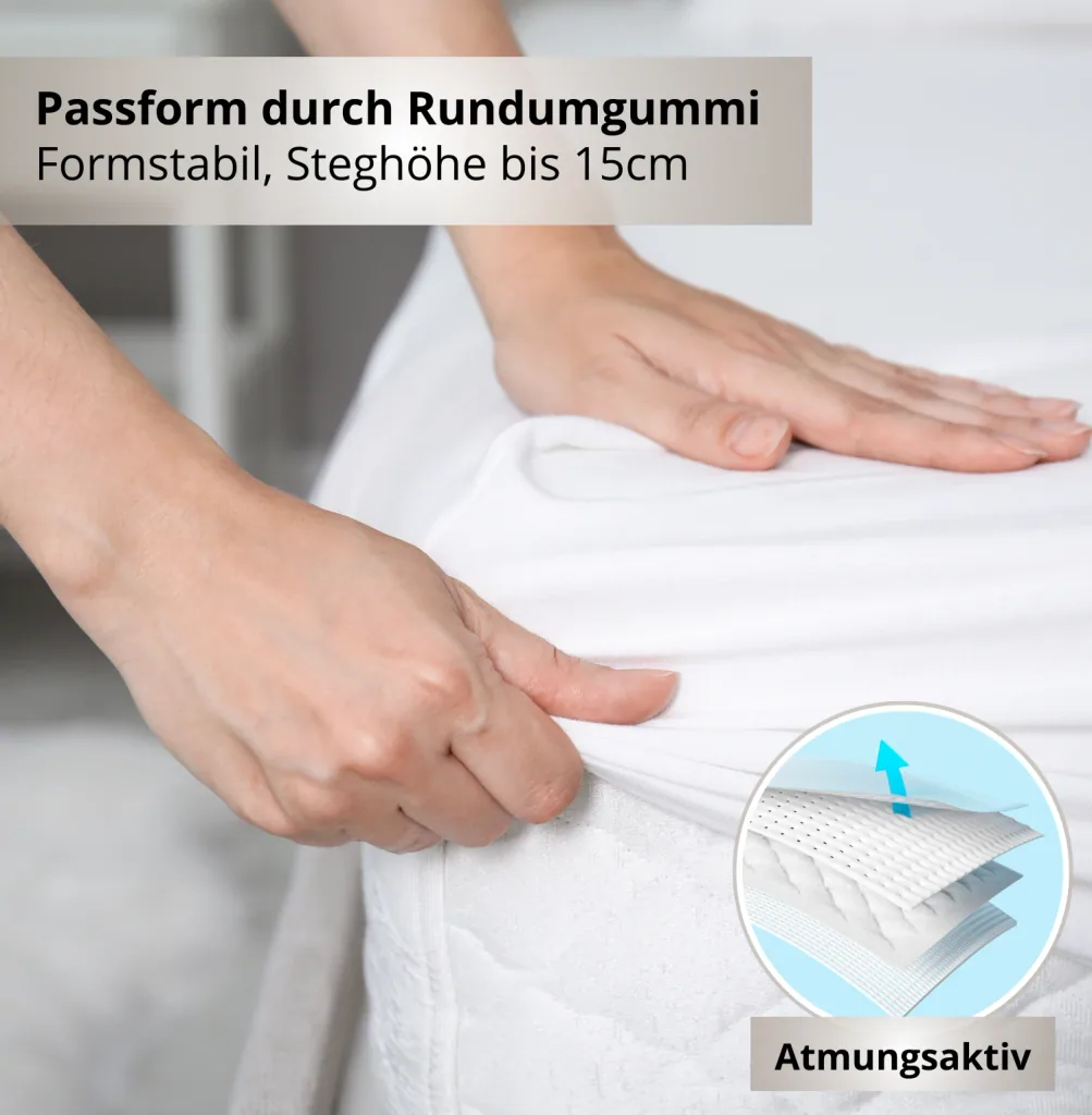 Alavya Home Spannbettlaken 80x180 cm Baumwolle Jersey - Weiß