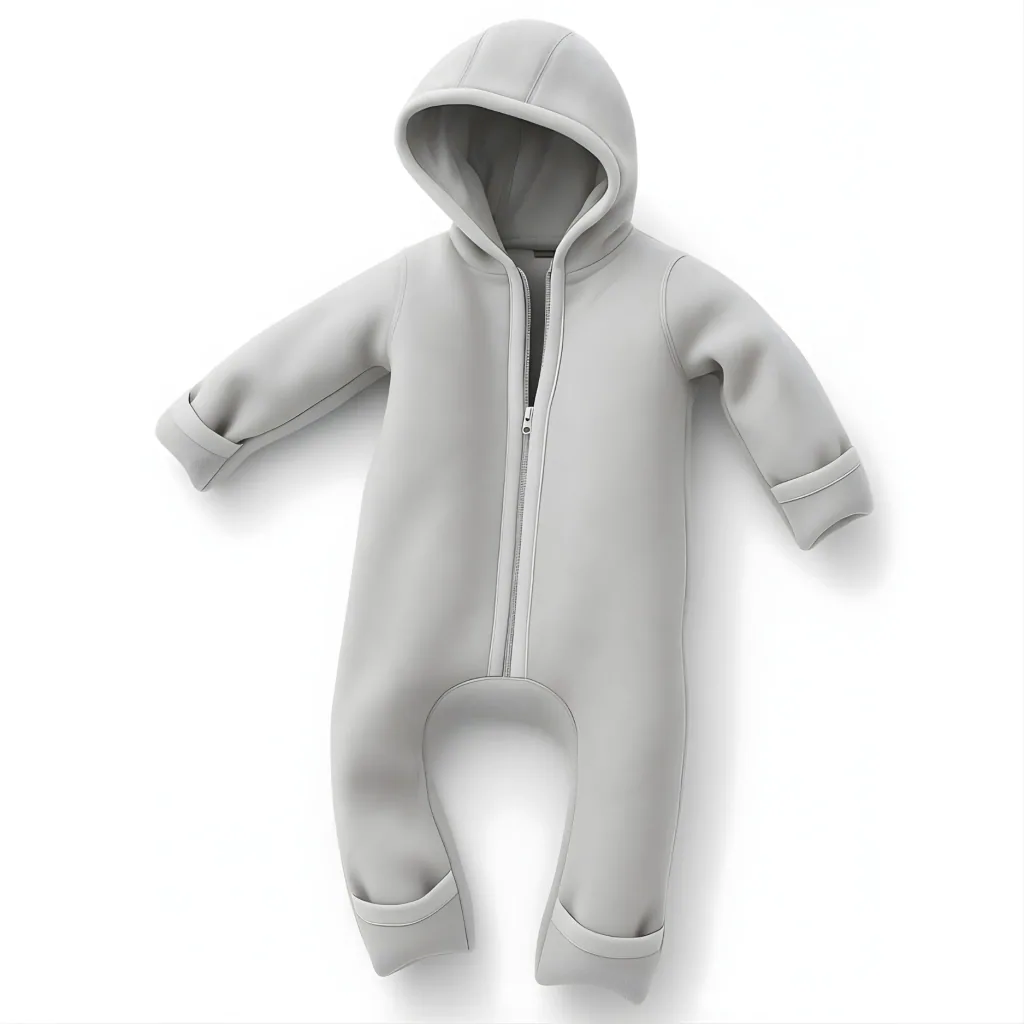 Alavya Home Walkoverall Bio-Schurwolle - Pastel Grau - 62/68