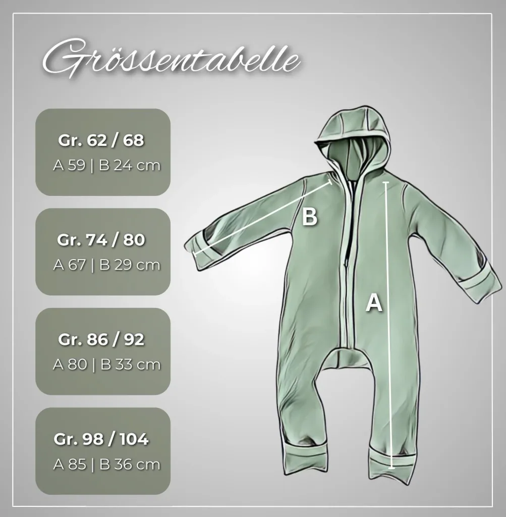 Alavya Home Walkoverall 74/80 Bio-Schurwolle - 2er-Set, Rosa + Khaki
