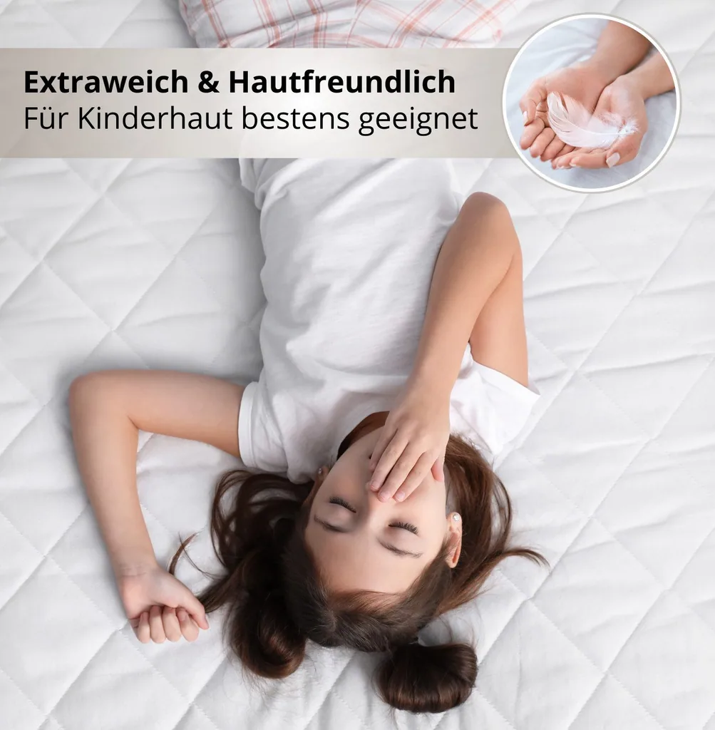 Alavya Home Kindermatratze COZY 90x190 cm Kaltschaum - Weiß