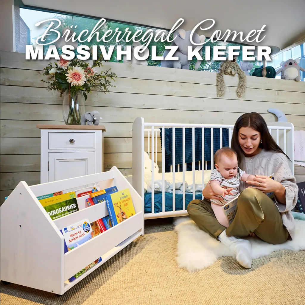 Alavya Home Bücherregal COMET Holz - Weiß