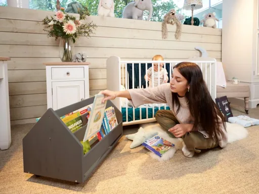Alavya Home Bücherregal COMET Holz - Grau