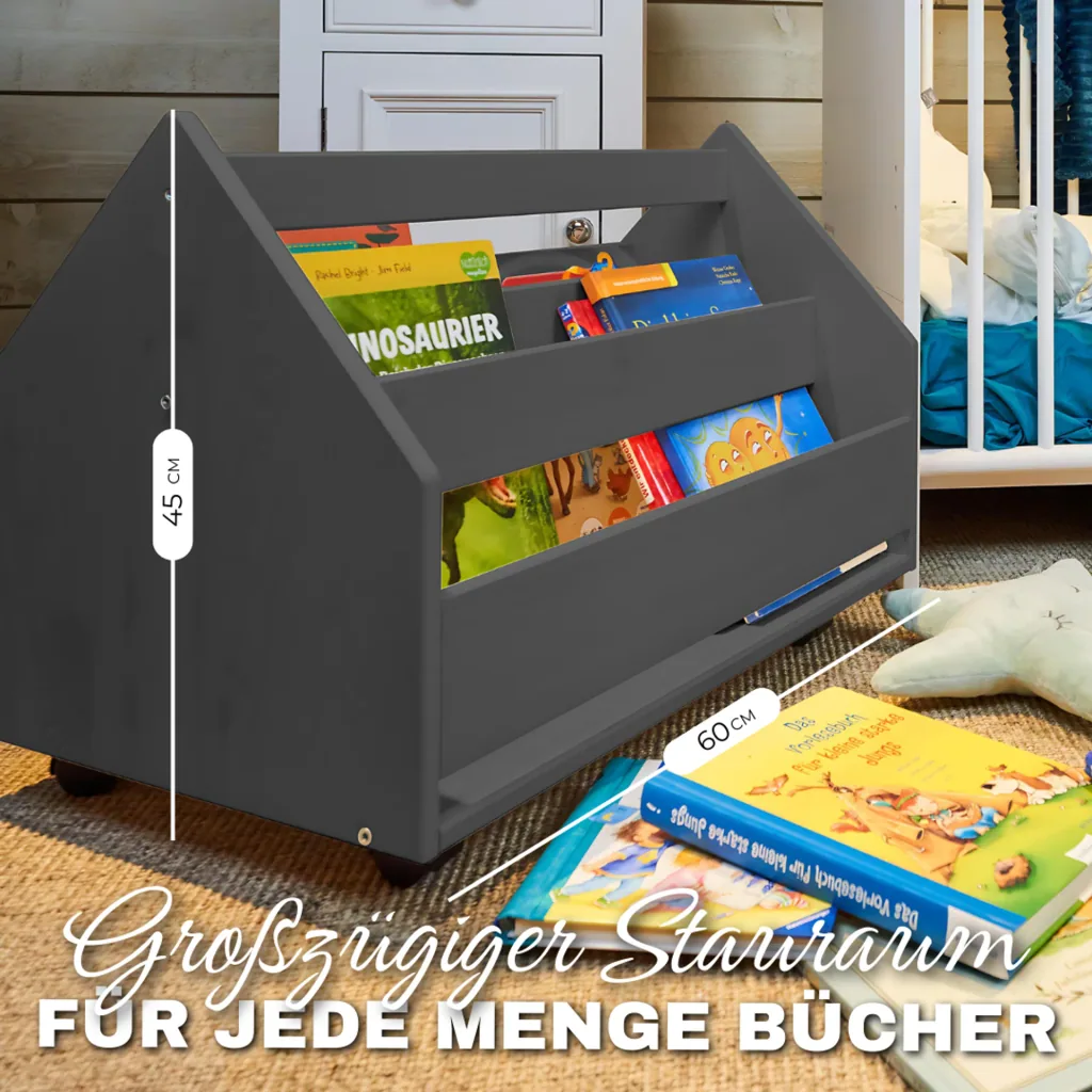 Alavya Home Bücherregal COMET Holz - Grau