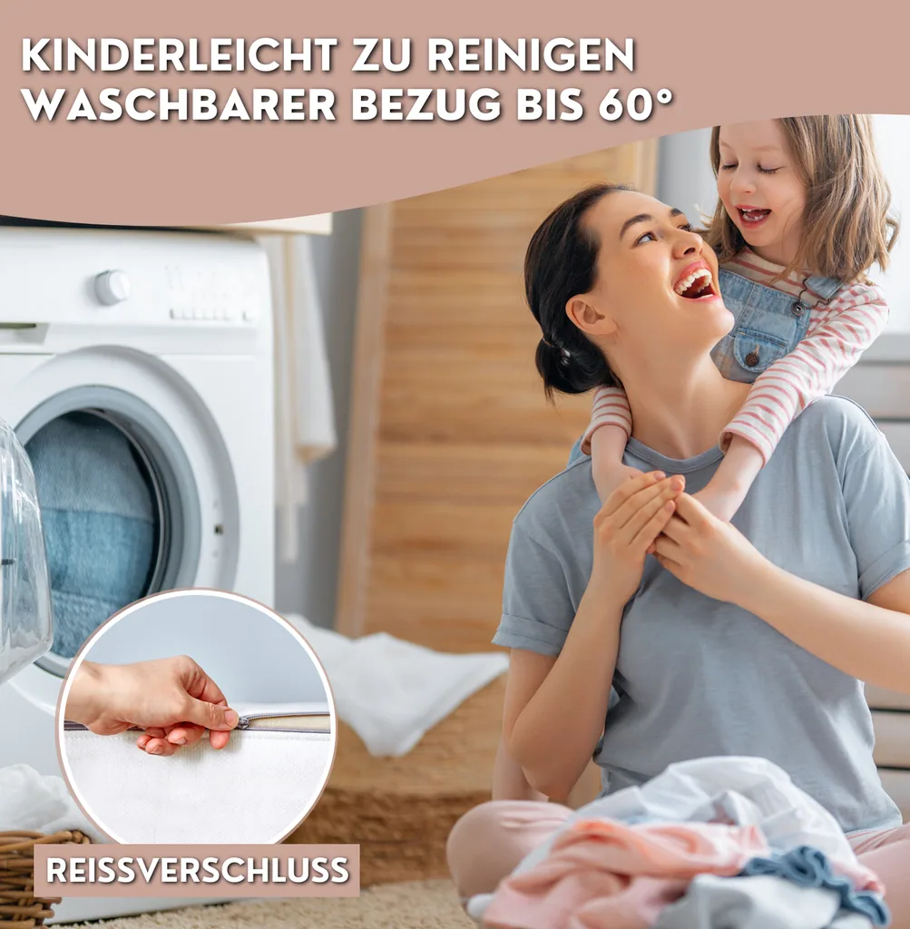 Alavya Home Kindermatratze COZY 80x180 cm Kaltschaum inkl. Spannbettlaken – 2-teiliges Set, Weiß