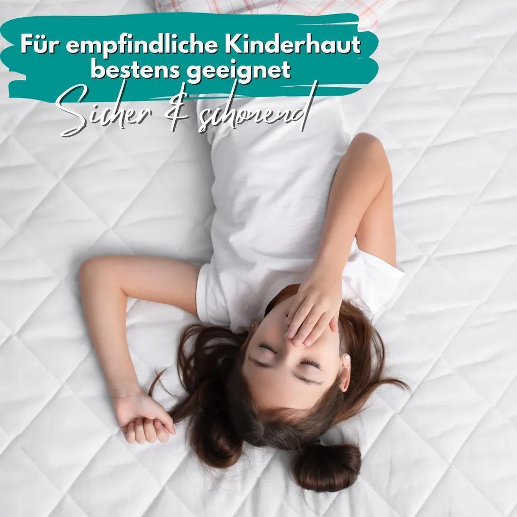 Alavya Home Kindermatratze COZY 80x180 cm Kaltschaum inkl. Spannbettlaken – 2-teiliges Set, Weiß