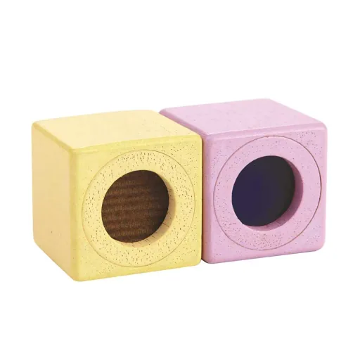 Plan Toys Sinnesklötze Holz pastell