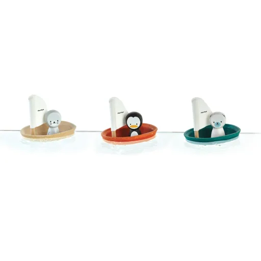 Plan Toys Badewannen-Boot natur Seehund