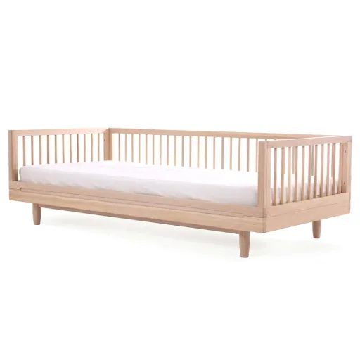 Nobodinoz Einzelbett "Pure" Eiche massiv