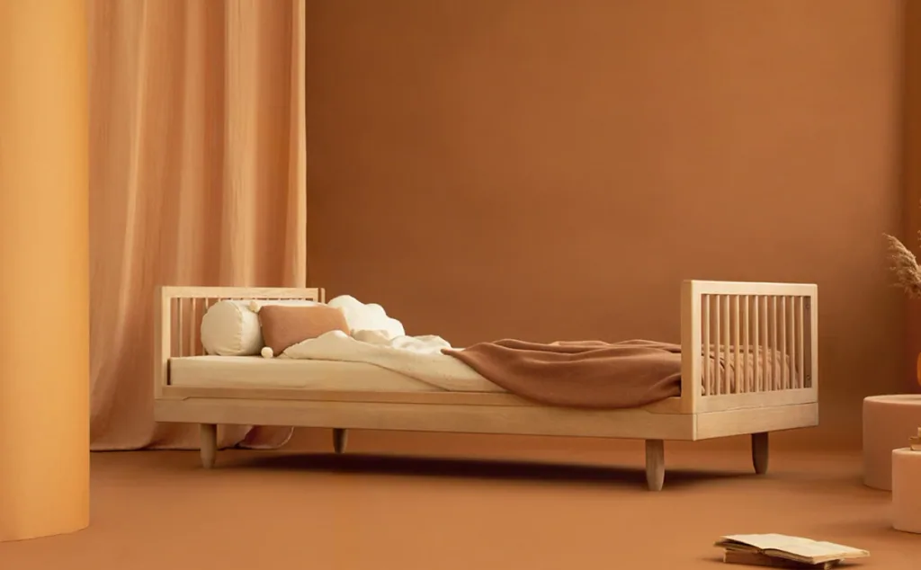 Nobodinoz Einzelbett "Pure" Eiche massiv