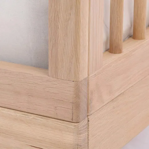 Nobodinoz Einzelbett "Pure" Eiche massiv