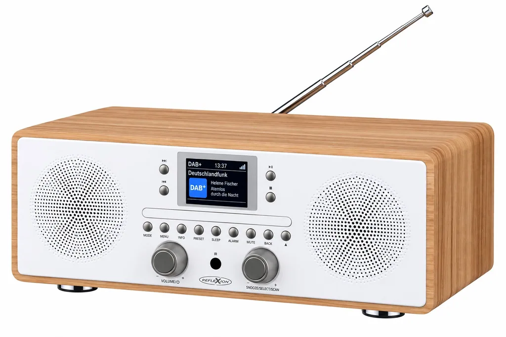 DAB+/DAB/UKW-Radio mit CD-Player und Bluetooth, USB, MP3/CD, AUX-IN