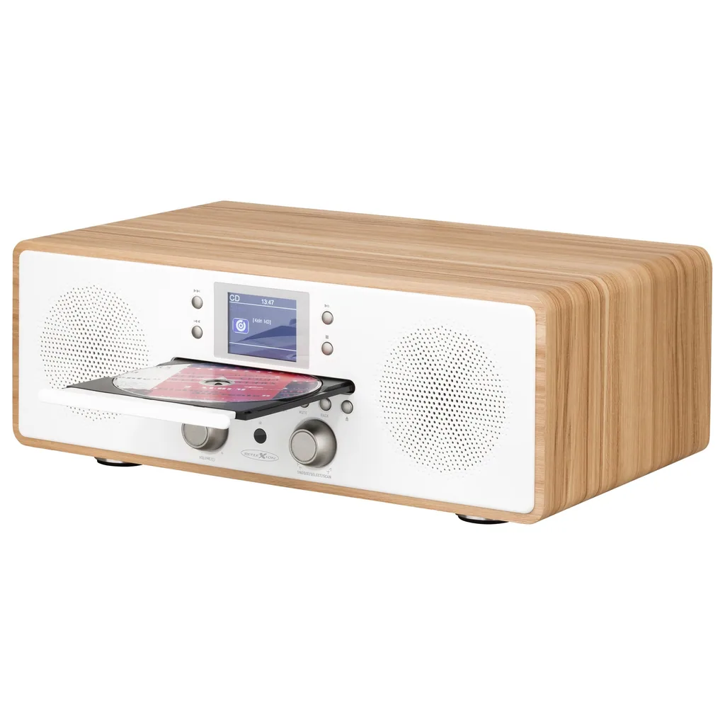 DAB+/DAB/UKW-Radio mit CD-Player und Bluetooth, USB, MP3/CD, AUX-IN
