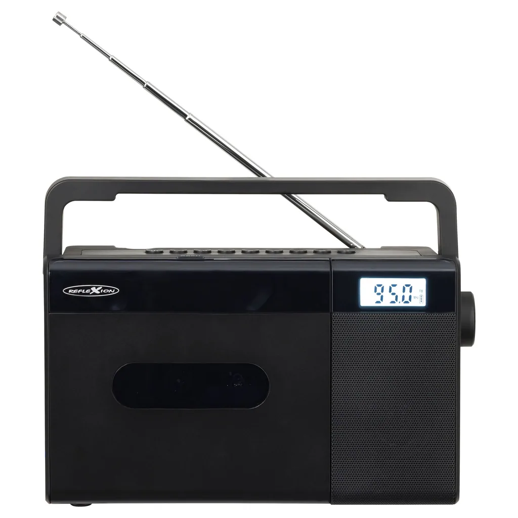 UKW/MW Vertikal CD Boombox, Akku
