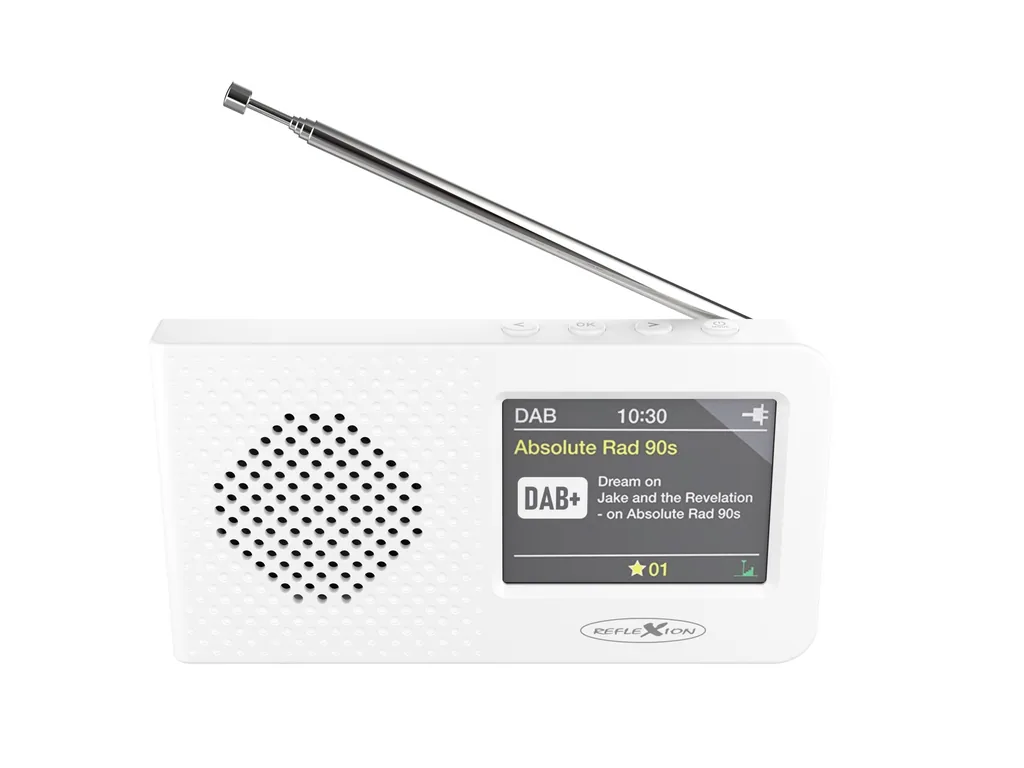 Tragbares DAB+/UKW-Radio mit Bluetooth, Akku & Kopfhöreranschluss