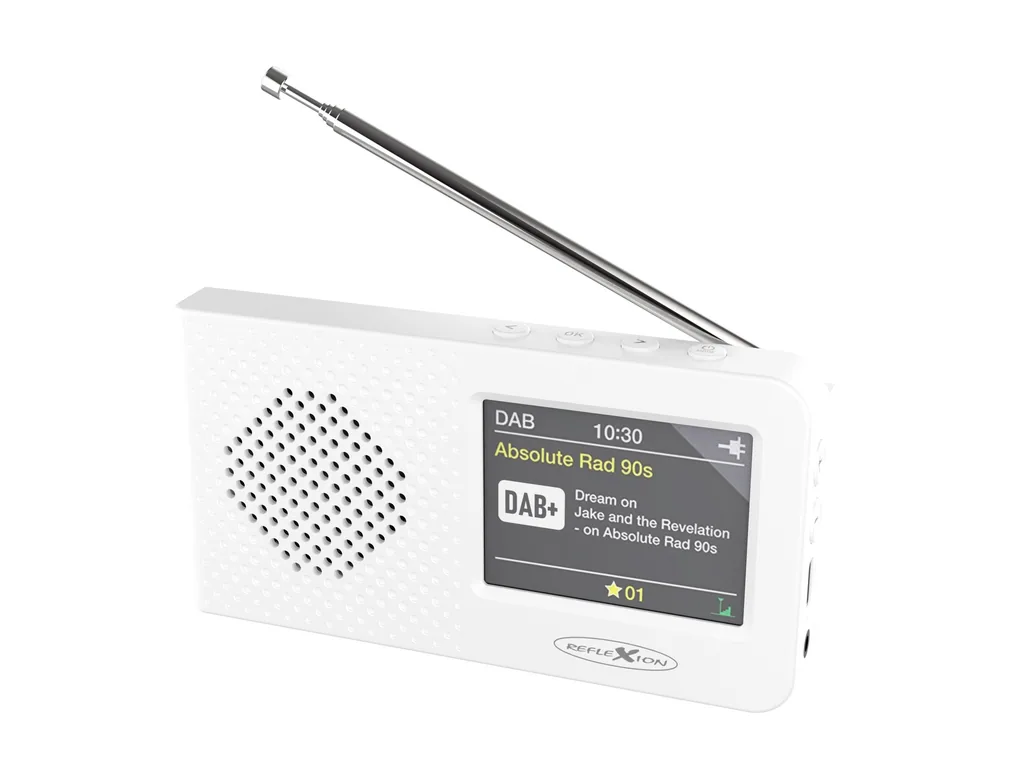 Tragbares DAB+/UKW-Radio mit Bluetooth, Akku & Kopfhöreranschluss