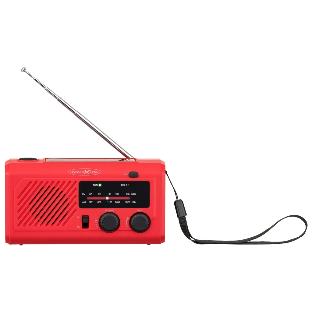 UKW Notfall-Solarkurbelradio