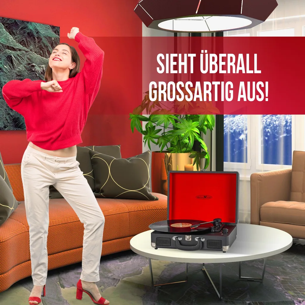 Plattenspieler mit Bluetooth und Encoding-Funktion