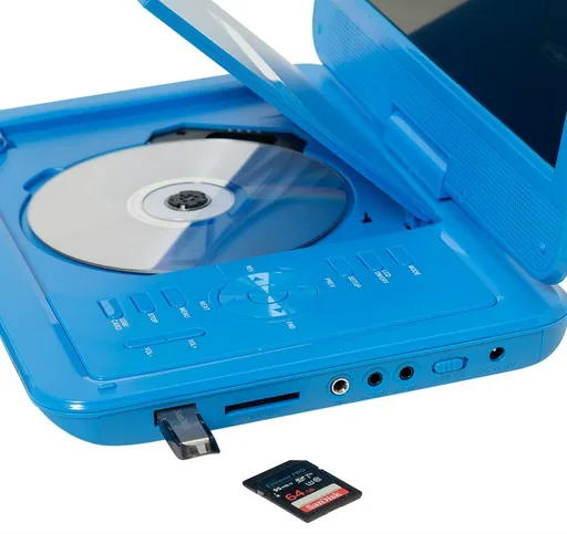 Portabler 10" LCD-Bildschirm mit DVD-Player