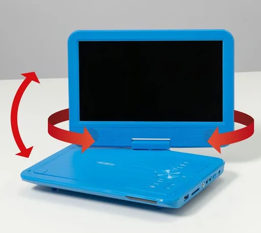 Portabler 10" LCD-Bildschirm mit DVD-Player