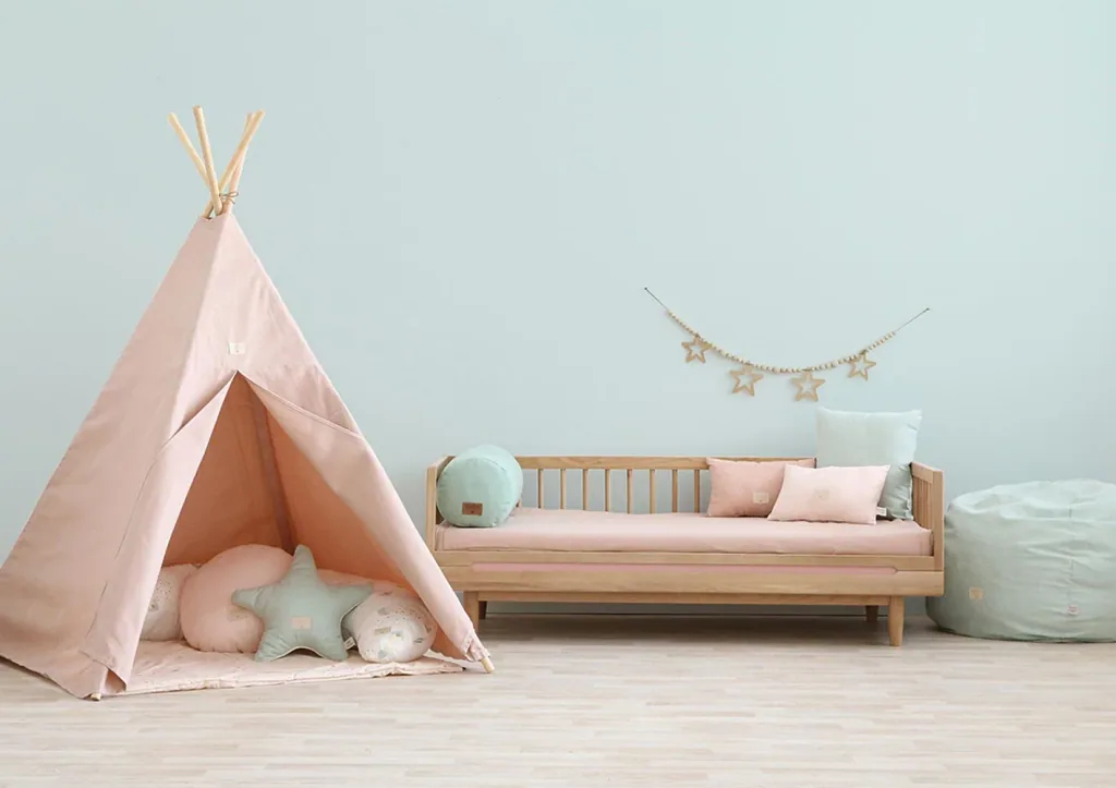 Nobodinoz Juniorbett "Pure" Eiche 70 x 140