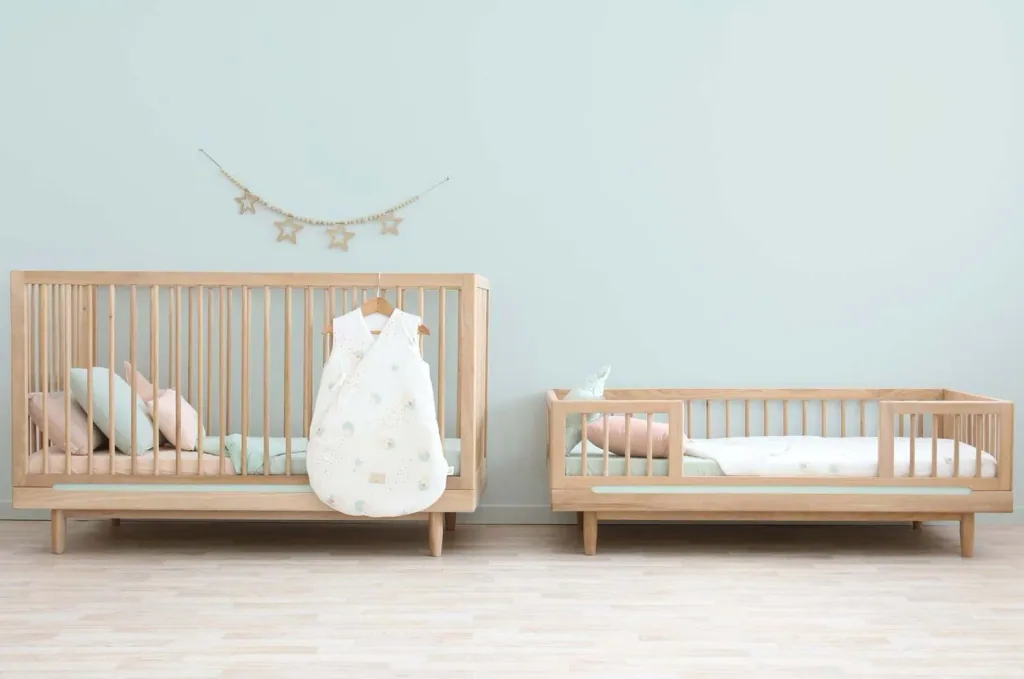 Nobodinoz Juniorbett "Pure" Eiche 70 x 140