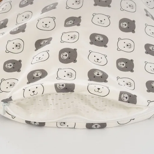 Träumeland Liebmich Baby Schlafsack, Schlummersack, Innenschlafsack 3 tlg. Set - Kleiner Bär, Grösse: 80/86