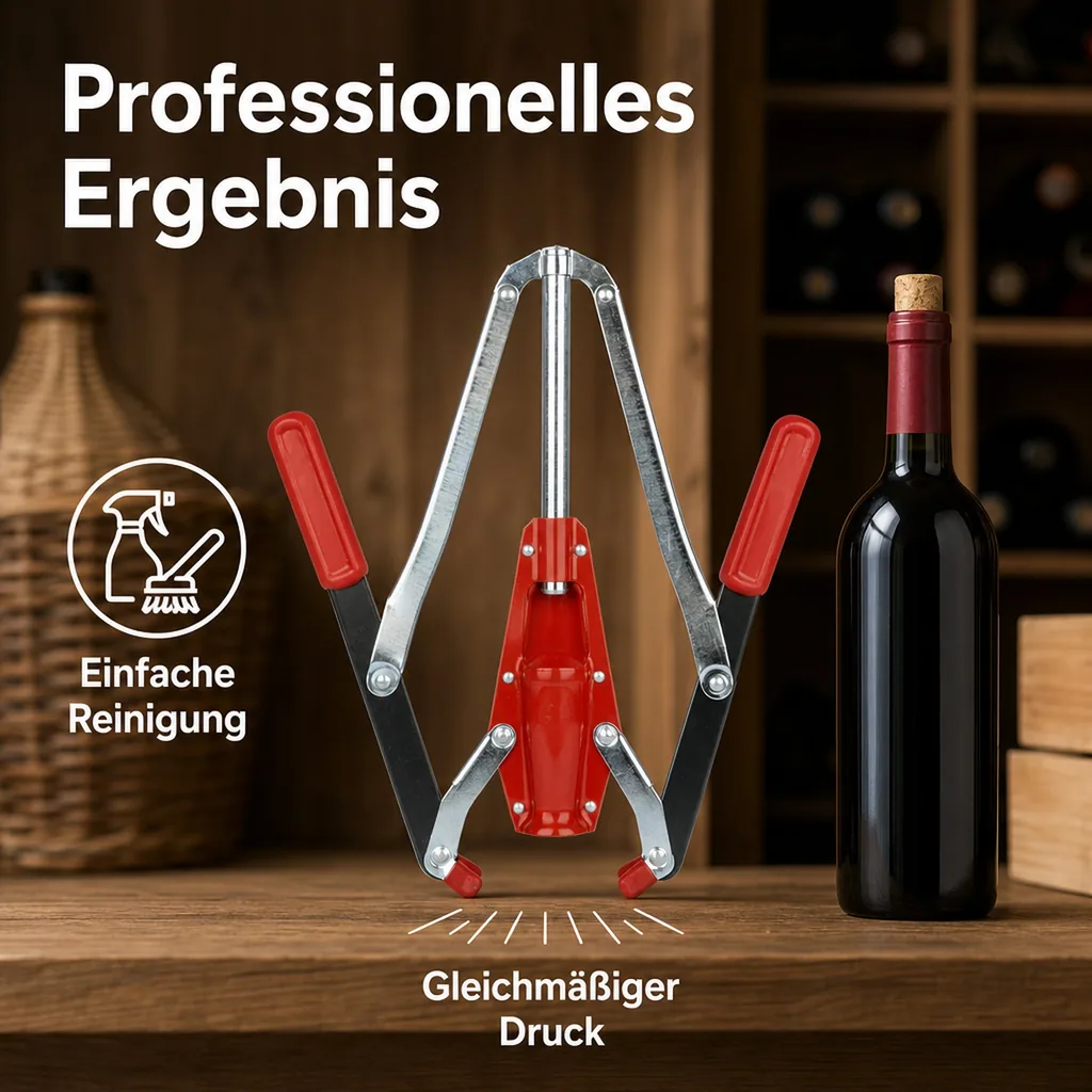 Verkorker, Korkmaschine - Eisen, mit 2 Hebeln RP