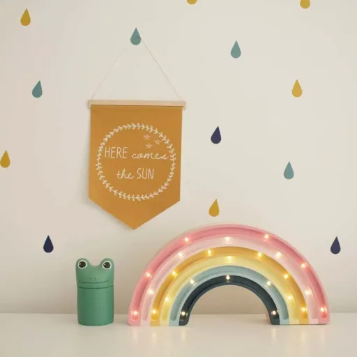 little lights Led Deko Kinderlampe Regenbogen pastell