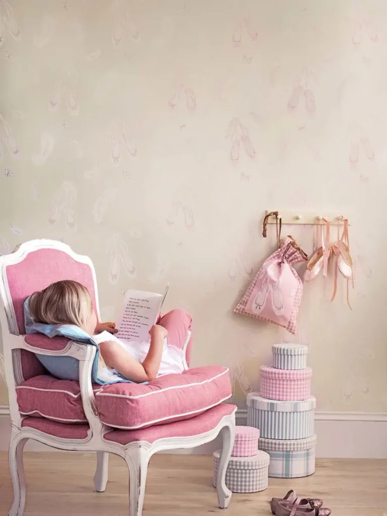 Little Sanderson Abracazoo Streifenstoff Seaton beige
