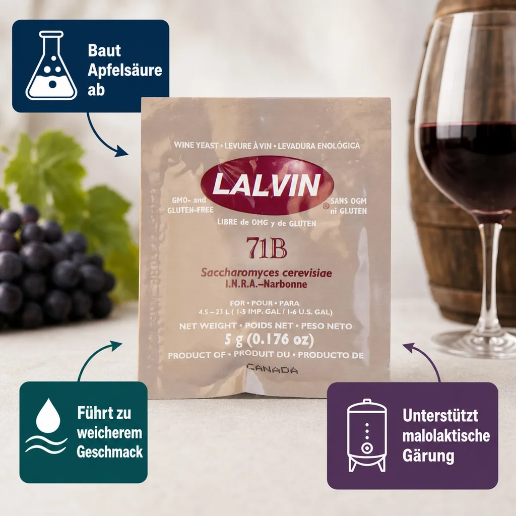 Trockenhefe, Weinhefe 71B™ - Lalvin™ - 5g