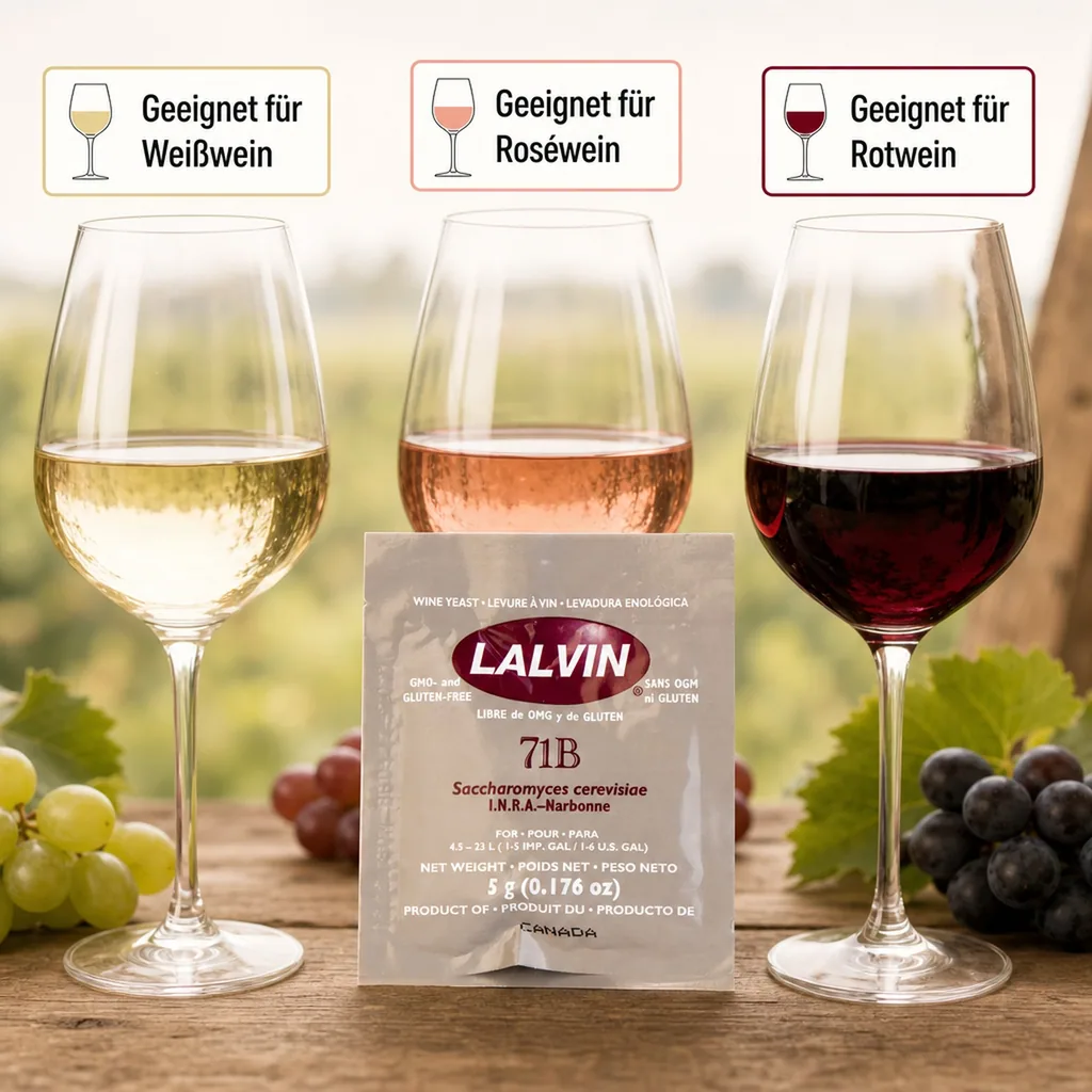 Trockenhefe, Weinhefe 71B™ - Lalvin™ - 5g