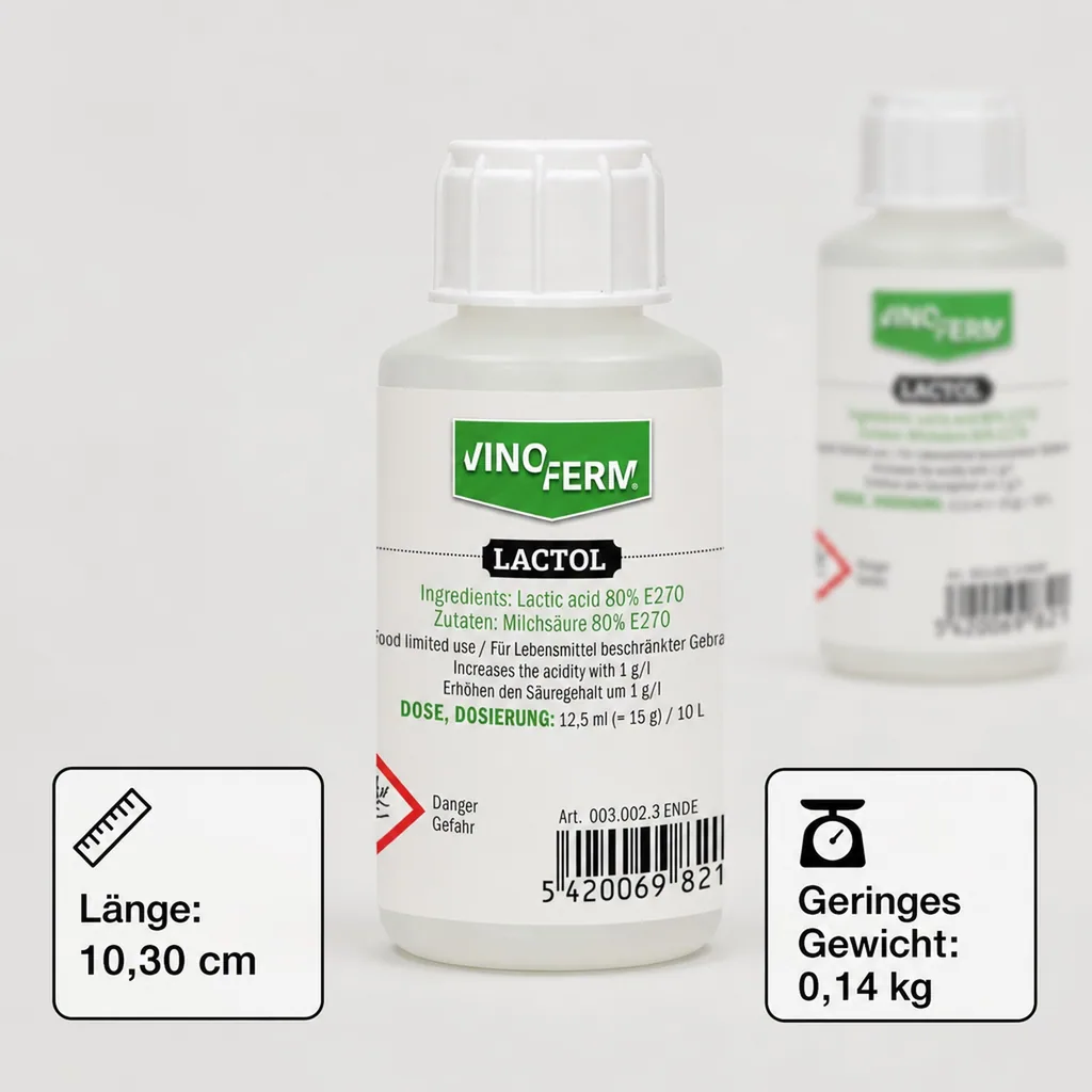 Milchsäure 80% - VINOFERM Lactol 100ml ENDE