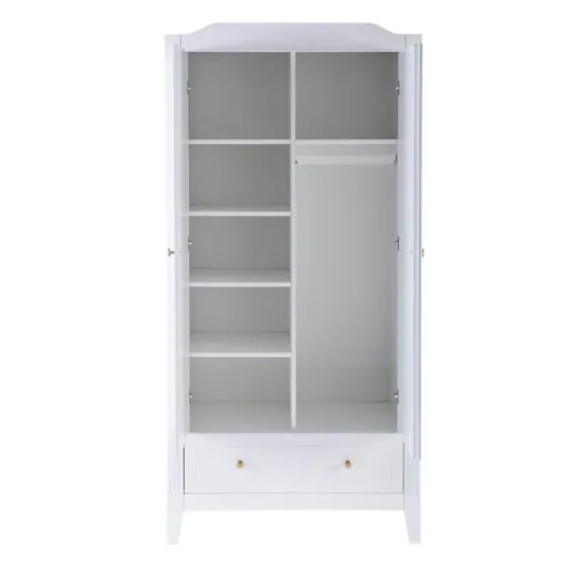 Maison Charlotte Kleiderschrank Opera 2 türig weiss